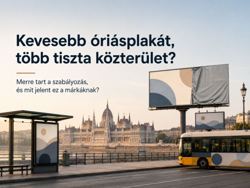 Kevesebb közterületi reklám, tisztább közterület