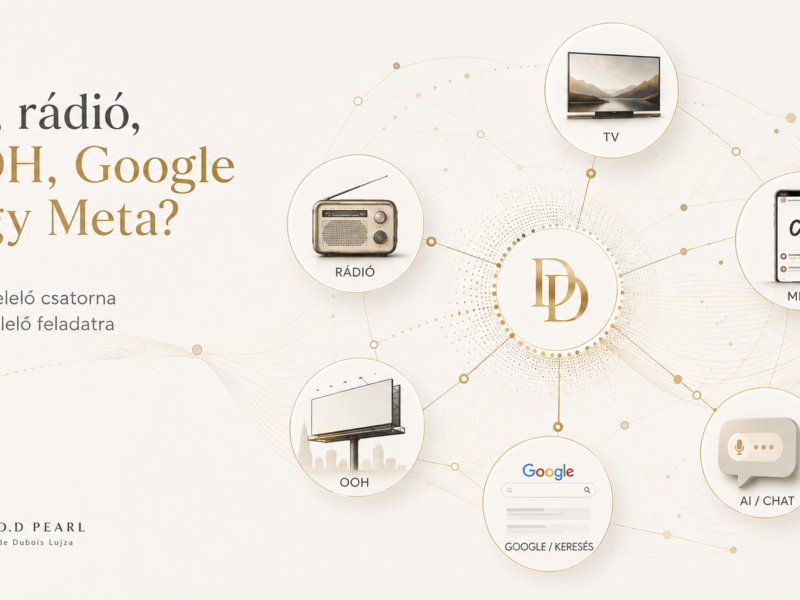 TV, rádió, OOH, Google, Meta és AI a stratégiai médiatervezésben